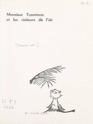 cover image of Monsieur Touminou et les visiteurs de l'air